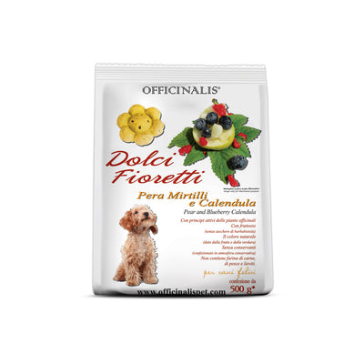 DOLCI FIORETTI PERA, MIRTILLI E CALENDULA