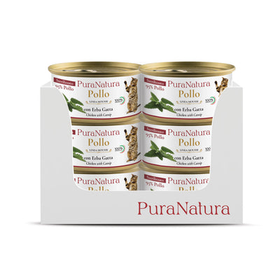MOUSSE STERILIZZATO POLLO CON ERBA GATTA