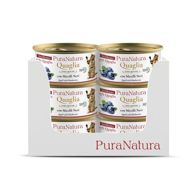 MOUSSE STERILIZZATO QUAGLIA CON MIRTILLI