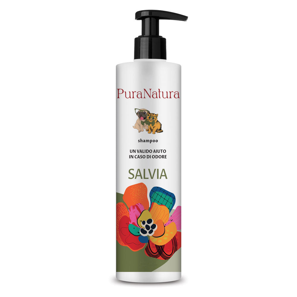 SHAMPOO PER CANE E GATTO SALVIA