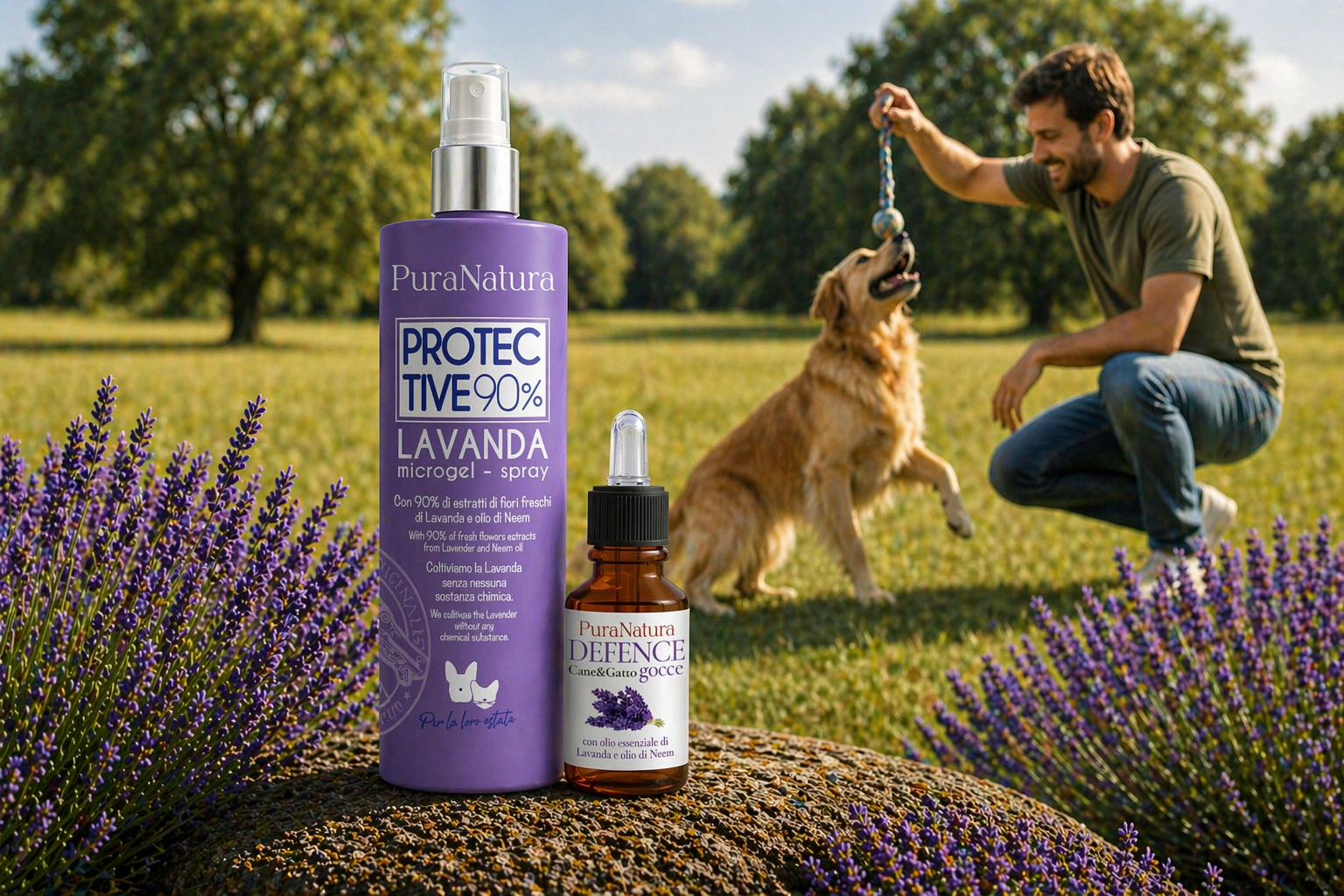 Protezione naturale estiva per cane e gatto: la strategia completa con spray e gocce