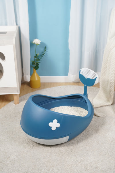 BALENA BAGNO NATURA - Lettiera di Design per Gatti