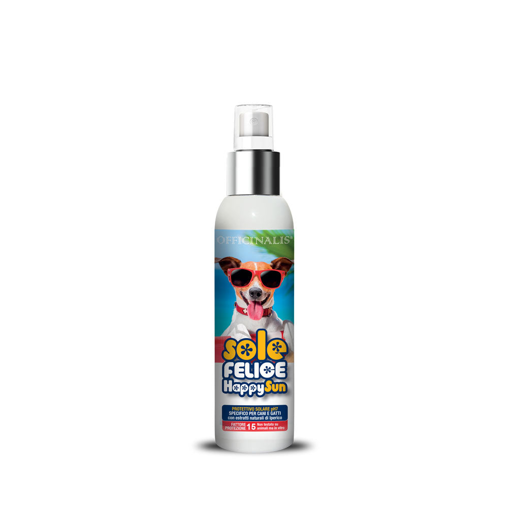 HAPPY SUN - Spray protezione solare per cani e gatti