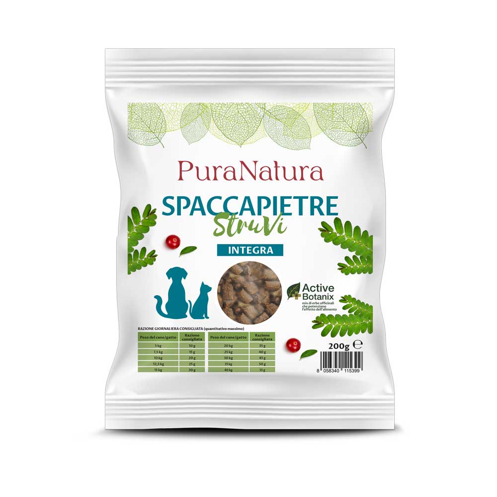 Struvi Spaccapietre Snack (Diuresin Spaccapietre) – Supporto benessere renale e urinario | Pura Natura